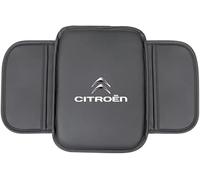 LIYANDAFA Cubierta Consola Central De Automóvil para Citroën C3 FC FN SC SX SY CC 2002-2026, Cojín de Apoyabrazos de Cuero para Auto con 2 Bolsas de Almacenamiento Funda