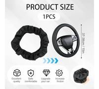 LIYANDAFA Cubierta Volante de Cuero de Microfibra para Kia Sorento 2018-2023, Antideslizante, Duradera, Accesorios Coches Interior, 37-38cm