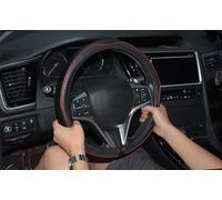 LIYANDAFA Funda Volante de Coche para Audi A4 2015-2024, Cuero de Microfibra Antideslizante Transpirable Protector de Volante Accesorios Interiores,Black