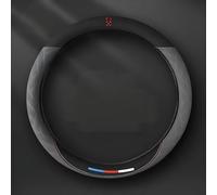 LIYANGT1 Funda Volante Coche para Mercedes Benz W117 CLA 200 220 250 260 45 AMG 2013-2018, Cubierta Protector Volante Piel Protector Volante Coche Antideslizante Transpirable,Grey O