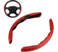LiyanWu Funda Volante Coche para VW TROC 2018-2023, Segmentado Antideslizante Transpirable Durable Volante Cubiertas, Interior Accesorios