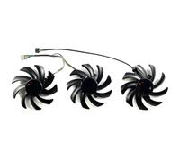 LIYANYG para PNY para GeForce RTX4060ti 4070 4070ti 4070S 4070tiS para Tarjeta gráfica Verto Triple Fan OC(Set of Three Fans)