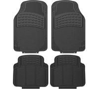 LiYeeYP 4 Piezas Alfombras de Coche para MG MG3 Full Hybrid 2024 2025, Alfombrillas de Goma, Antideslizantes y Resistentes Alfombra de Goma para Automóvil, Apto para Cortar