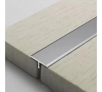 LIYI929GP Perfil De Transición De Aluminio Anodizado, Negro Blanco Dorado, Espesamiento 1-1.2mm Tira De Borde De Umbral Tira De Umbral De Transición, Robusto Tiras De Piso, Perfil Forma T Universal