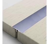 LIYI929GP Perfil De Transición De Aluminio Anodizado, Negro Blanco Dorado, Espesamiento 1-1.2mm Tira De Borde De Umbral Tira De Umbral De Transición, Robusto Tiras De Piso, Perfil Forma T Universal