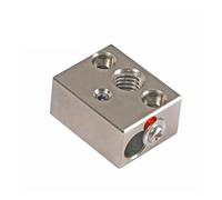 LIYIANWAN tianwandong Boquilla de Bloque calentada for extrusora Oficial Sprite Direct Drive Pro Ender 3 S1 CR-10 Pro Kit(Plated Copper Block)