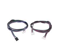 LIYIANWAN tianwandong Cable de extensión for Motor Paso a Paso de 10 cm/50 cm/100 cm/150 mm, 6 Pines PH2.0-4 Pines, Terminal Negro XH2.54 for Impresora 3D.(White-White Terminal,30cm)