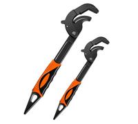 LIYINGFUING Llave viva multifuncional y multiusos, herramienta práctica de acero de alto carbono resistente, un juego de 2 llaves universales