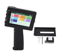 LIYJTK 12.7mm Handheld Inkjet Printer 4.3 Inch LED Touchscreen Intelligent Portable Inkjet Printer Kit with Quick Dry Ink for Industrial Packaging Printing on Wood Plastic Fabric