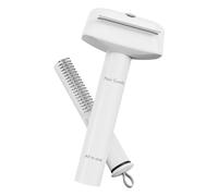 LIYJTK 3-In-1 Pet Grooming Brush Pet Hair Removal Comb with Stainless Steel Bristle Professional Remove Knots Pet Shedding Tools for Dogs Cats (White)