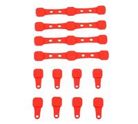 LIYJTK 4 Pack Fryer Magnet Silicone Buckle Heat Proof Fryer Liner Fixing Buckle for Holding Down Parchment Paper Liners for Air Fryer Food Grade Silicone Material Magnetic Design