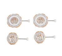 LIYJTK 4pcs SP28 SP25 Movement Quartz Watch 6:00 3:00 Position Calendar Display Replacement Movement for Watch Repair