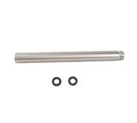 LIYJTK 8.0in Stainless Steel Shower Head Extension Arm Rustproof Shower Arm Extender Shower Pipe Extension Lower or Extend Shower Head for Bathroom Shower Space (Ni cepillado)