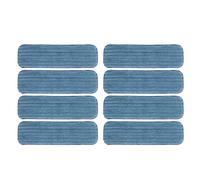 LIYJTK 8 Pcs Deep Cleaning Pad Replacement for Bona Series Mop Strong Friction Washable Reusable Non Woven Fabric Pad for Hard Flooring Kitchen Wood Marble Balcony 18.11x5.39 Inche