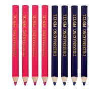 LIYJTK 8PCS Fabric Pencils with Caps Clear Marking Fabric Markers Tailors Chalk Pencil for Fabric Marking for for Sewing Quilting Dressmaking Crafting