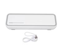 LIYJTK A4 Thermal Printer 203dpi Inkless Printing Machine with 2500mAh Battery USB BT Wireless Printing for Business Trip School Compact White 267.7x46x84mm