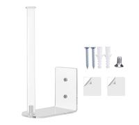 LIYJTK Acrylic Clear Hat Rack for Baseball Caps Strong Load Capacity Adhesive Hat Holder Storage Organizer for Door Bedroom Closet Wall Mounted Hat Hanger