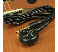 LIYJTK AD35 Mini captación de Sonido Amplificador piezoeléctrico transductor Palo Pastilla piezoeléctrica Ukelele de Guitarra acústica para músicos e intérpretes Negro