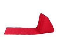 LIYJTK Almohada de Apoyo para la Espalda Triangular Inflable para el hogar, cojín Plegable portátil para Interiores y Exteriores (Rojo)