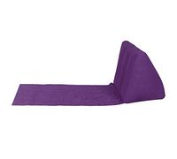 LIYJTK Almohada de Apoyo para la Espalda Triangular Inflable para el hogar, cojín Plegable portátil para Interiores y Exteriores (Azul Morado Oscuro)