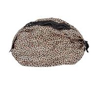 LIYJTK Bolsa de Compras Reutilizable de Alta Capacidad Elegante de Alta Capacidad Oxford Tothable Plegable para comestibles y Viajes (Estampado de Leopardo)