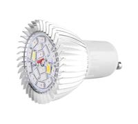 LIYJTK Bombilla de luces LED para cultivo, lámpara de cultivo de 18LED E27/E14/GU10 85-265V 18W, luces de plantas de espectro completo para crecimiento de plantas hidropónicas (GU10)