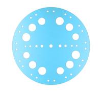 LIYJTK Buceo en la Placa Inferior Aleación de Aluminio Equipo de Buceo Duradero para Ambiente de Aguas Profundas (Azul)