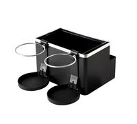 LIYJTK Caja de almacenamiento para reposabrazos de coche, organizador multifuncional con gran espacio para un interior limpio del coche, color negro