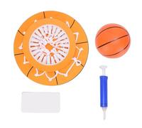 LIYJTK Ceiling Basketball Hoop with Ball Easy Quick Install Ceiling Mounted Basketball Set Indoor Toy for Bedroom Playroom Home Entertainment PP Material 33.5cm Large Hoop