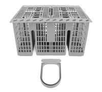 LIYJTK Cesta para cubiertos para lavavajillas Eficiente 8 compartimentos Material ABS Almacenamiento universal para cubiertos Fácil instalación para lavavajillas pequeños