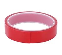 LIYJTK Cinta de doble cara nanómetro sin costura cinta adhesiva extraíble para póster de foto de pared rojo (2cm*1m)