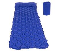 LIYJTK Colchón de Cama de Aire Inflable liviano para Campamento - Nylon a Prueba de lágrimas, diseño ergonómico - Adecuado para el Picnic de Hamaca para Carpas (Azul Real)