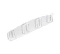 LIYJTK Colgador DE Tazas MAGNÉTICO Porta 4 Tazas, SIN PERFORAR Soporte DE Secado DE Pared para Cocina BAÑO, Acero AL Carbono (Blanca)