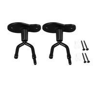 LIYJTK Colgador para violín, Base de Hierro, Almohadilla de Goma Antideslizante, Montaje en Pared Ajustable de Doble Cabeza, Gancho para Viola y Salas de música, Estudios (2 Paquetes)