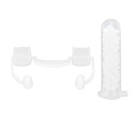 LIYJTK Colmillos de Vampiro Retráctiles, Dientes Postizos Realistas, Accesorio de Cosplay Aterrador para Fiesta de Disfraces de Halloween