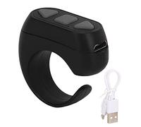 LIYJTK Control Remoto Bluetooth Página de la aplicación Turner Teléfono Anillo de Control Remoto Transmisión de señal Conveniente para filmación de Video Harmony OS Material ABS (Negra)