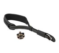 LIYJTK Cordón de cinturón de Seguridad de muñeca de PU con Tornillo de 1/4 pulg. Estabilizador de rótula de Mano Hebilla Ajustable Fuerte Resistencia al Desgaste OM Mobile 2 3 Accesorios (Negro)