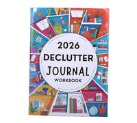 LIYJTK Declutter Planner 2026 Weekly Monthly Simple Prompts Checklists Organize Your Home Mind Schedule for Home Office Decluttering Paper Workbook