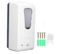 LIYJTK Dispensador automático de jabón en Aerosol sin Contacto de 900 ml, dispensador de desinfectante con Sensor infrarrojo, contenedor de líquido montado en la Pared para baño