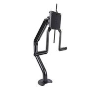 LIYJTK Display Arm Desk Mount Adjustable Steel PP Universal Mechanical Arm Computer LCD Screen Stand for Curved Display Office