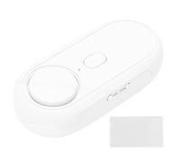 LIYJTK Door Window Vibration Alarm 65dB - 120dB Anti Theft Glass Break Sensor Alert with Adjustable Sensitivity and Volume Control for Home Car Security ABS Material 2 Pack