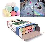 LIYJTK Dust Free Chalk Smooth Texture Makes Writing & Drawing on Blackboards Easy Colorful Drawing Chalk for Blackboard Office School Stationary (Colores surtidos)