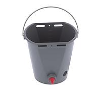 LIYJTK Equipo de alimentación plástico del ganado de la capacidad grande del cubo 8L de la alimentación de la leche con 4 válvulas de control de las entrerroscas (para ovejas)