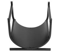 LIYJTK Estante de Almacenamiento de leña orientador de Registro de Hierro Forjado de Fuego Organizador de Interiores al Aire Libre