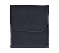 LIYJTK Estuche DE Billetera para Filtro Plegable con 3 Bolsillos Bolsa DE Almacenamiento para Filtro DE Lentes DE CÁMARA Bolsa Impermeable DE Nylon Negra para ENTUSIASTAS DE LA FOTOGRAFÍA