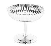 LIYJTK Footed Dessert Cup Stainless Steel Elegant Serving Bowls Premium Ice Cream Bowl for Yogurt Snack Salad Pudding for Afternoon Tea Café Display 304 Stainless Steel 10x9cm
