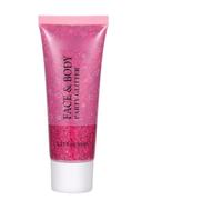 LIYJTK Glitter Gel Sparkle Makeup Multi Purpose Shimmer Gel For Face Body Hair Festival Party Stage Performance 45ml (rosado # 6)
