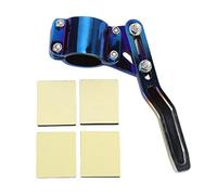 LIYJTK Kit de posición de palanca de señal de giro, extensor de varilla de giro de volante de aleación de aluminio, modificación Universal para coche (azul quemado)