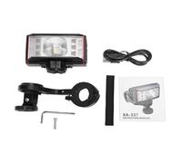 LIYJTK Luz Delantera de Bicicleta 1800lm Faro Recargable por USB a Prueba de Agua de Aluminio para Montar de Noche