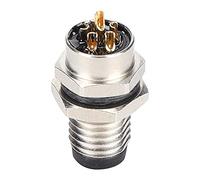 LIYJTK M8 Aviation 6pin Connector de Enchufe IP67 Panel de Cable de Enchufe Masculino de Carcasa chapada de latón para electrónica